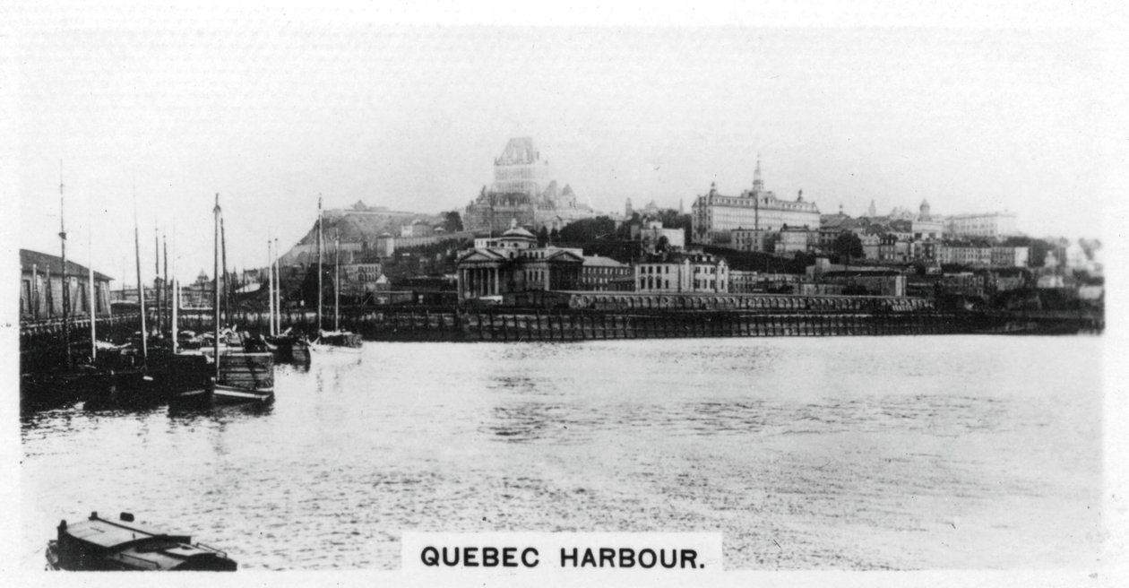 Porto de Quebec, Canadá, c1920s de Unbekannt