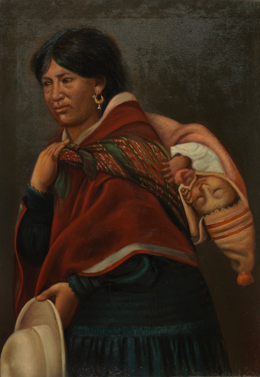 Mãe Quechua, aprox. 1890-1892. de Unbekannt