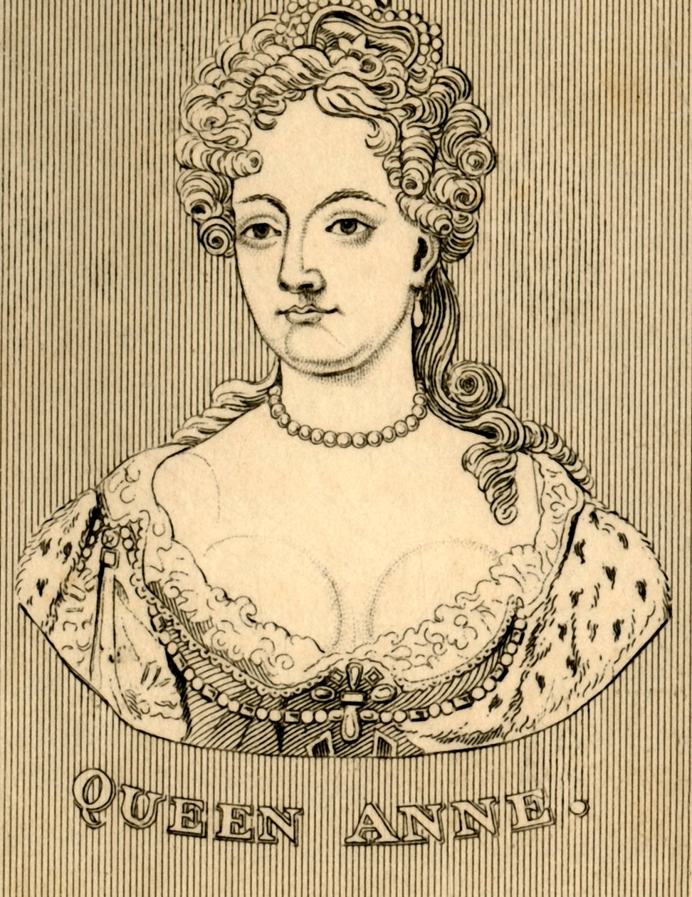 Rainha Anne, 1665-1714, 1830. de Unbekannt