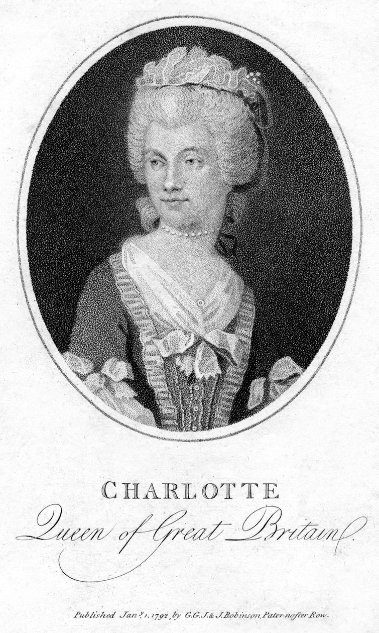 Rainha Charlotte, rainha consorte de George III, 1792 de Unbekannt
