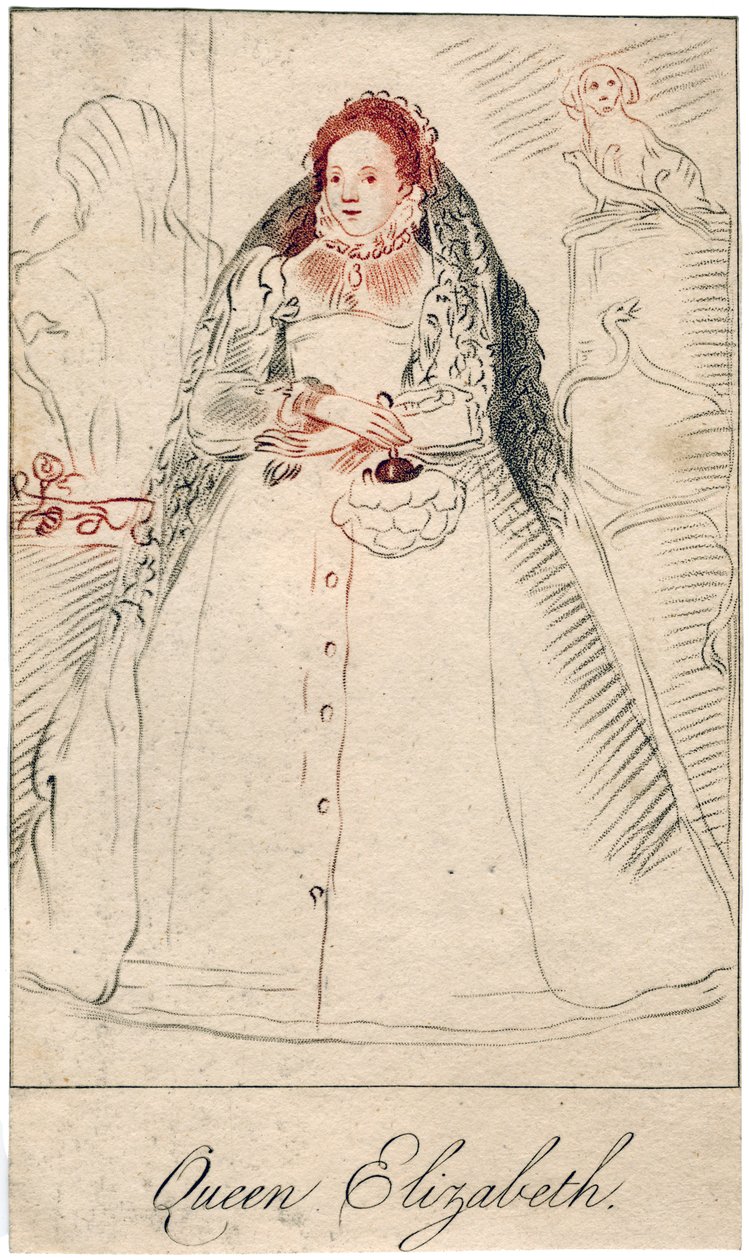 Rainha Elizabeth I da Inglaterra, 1533-1603 de Unbekannt
