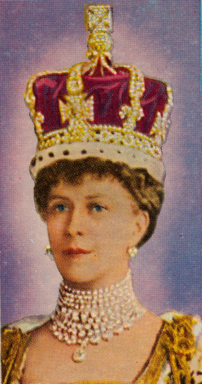 Queen Mary, consorte do rei George V, em sua coroação, 1911 1935 de Unbekannt