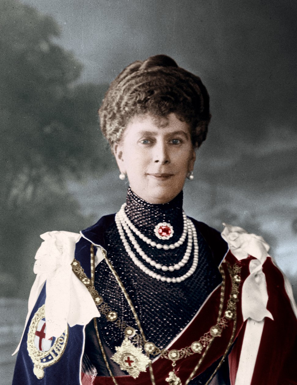 Queen Mary, consorte do rei George V do Reino Unido, c1910s de Unbekannt