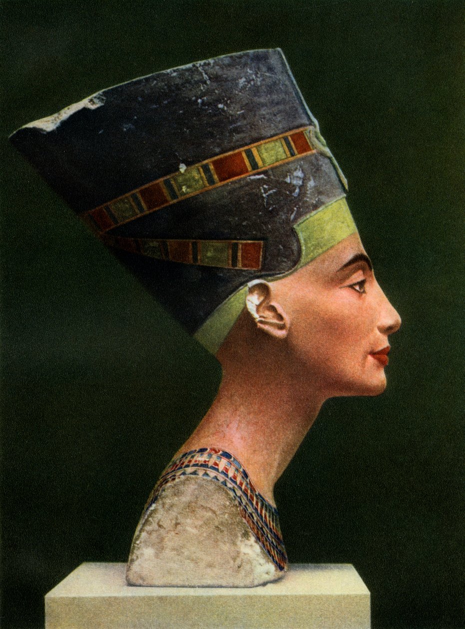 Rainha Nefertiti 1410 aC-1330 aC, c1370 aC 1936 de Unbekannt