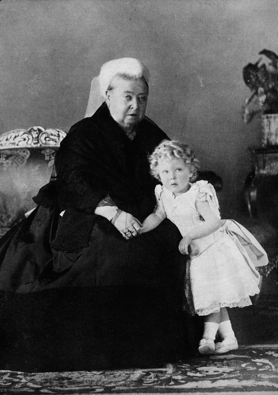 Rainha Vitória e Eduardo VIII, c1898 1936 de Unbekannt