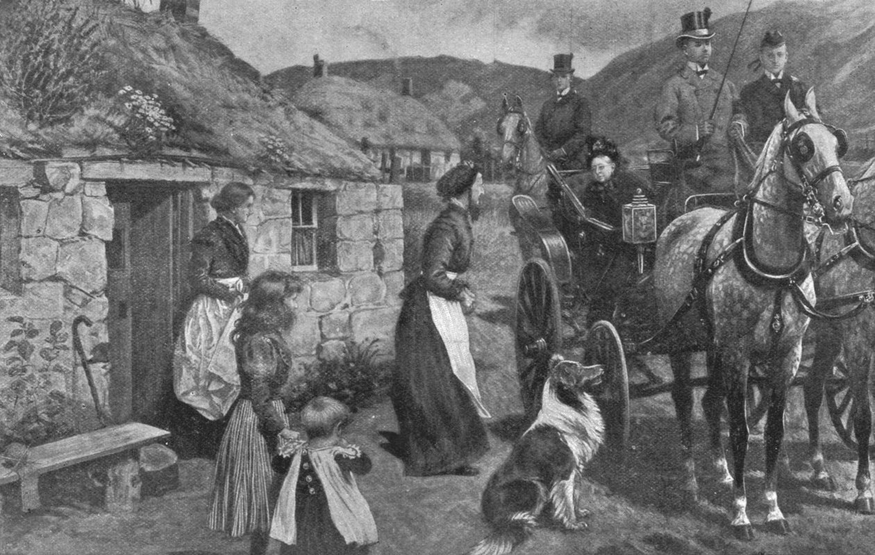 Rainha Victoria e seus inquilinos das montanhas, c1870s, 1901. de Unbekannt