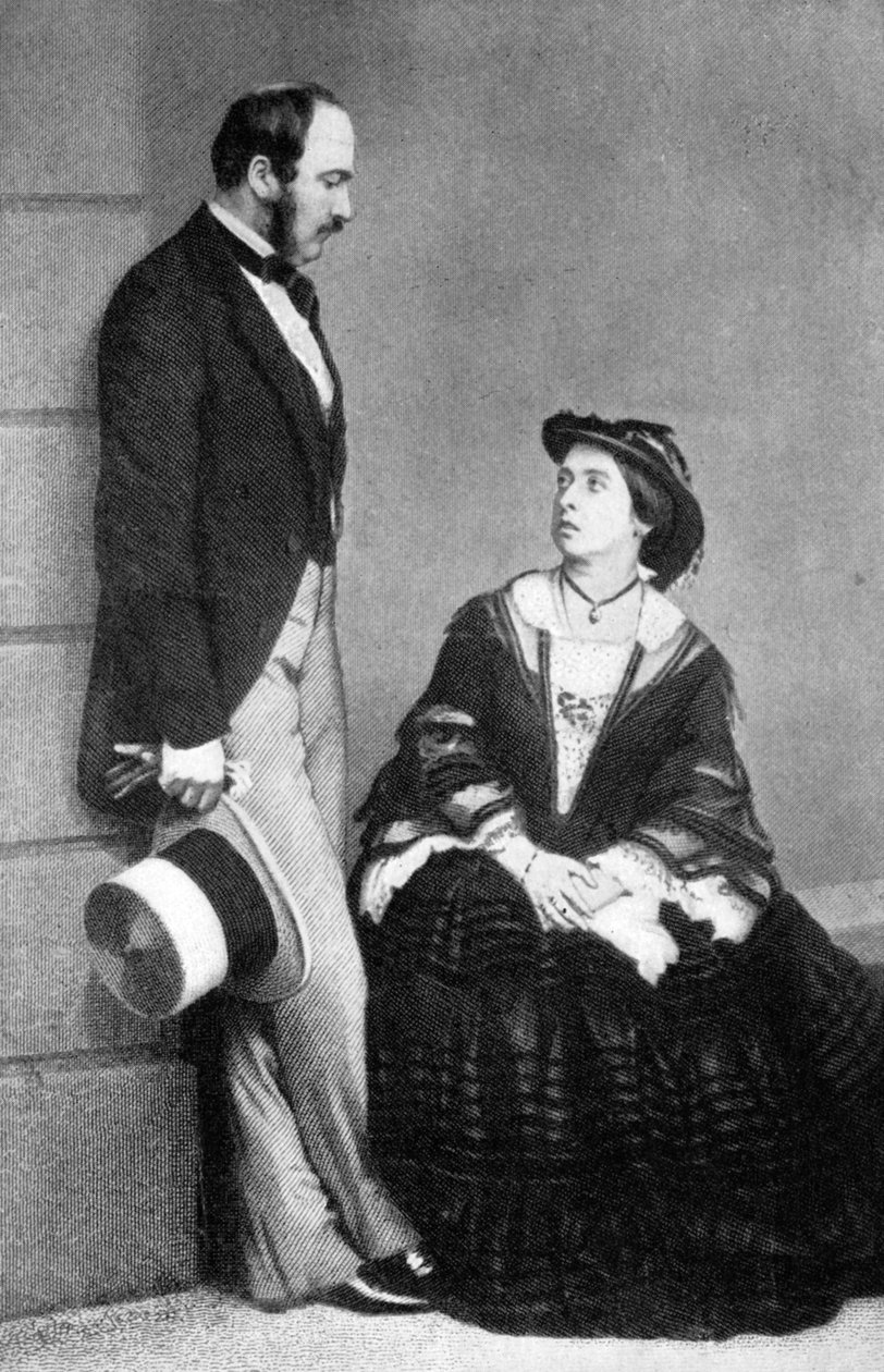 Rainha Victoria e o Príncipe Consorte, 1860 de Unbekannt