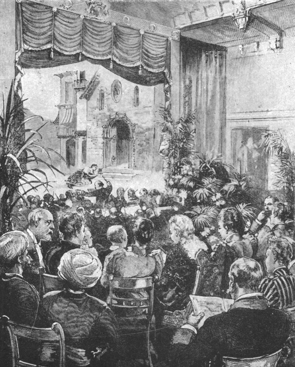 Rainha Victoria ouvindo Cavalleria Rusticana em Windsor, 1891, 1901. de Unbekannt