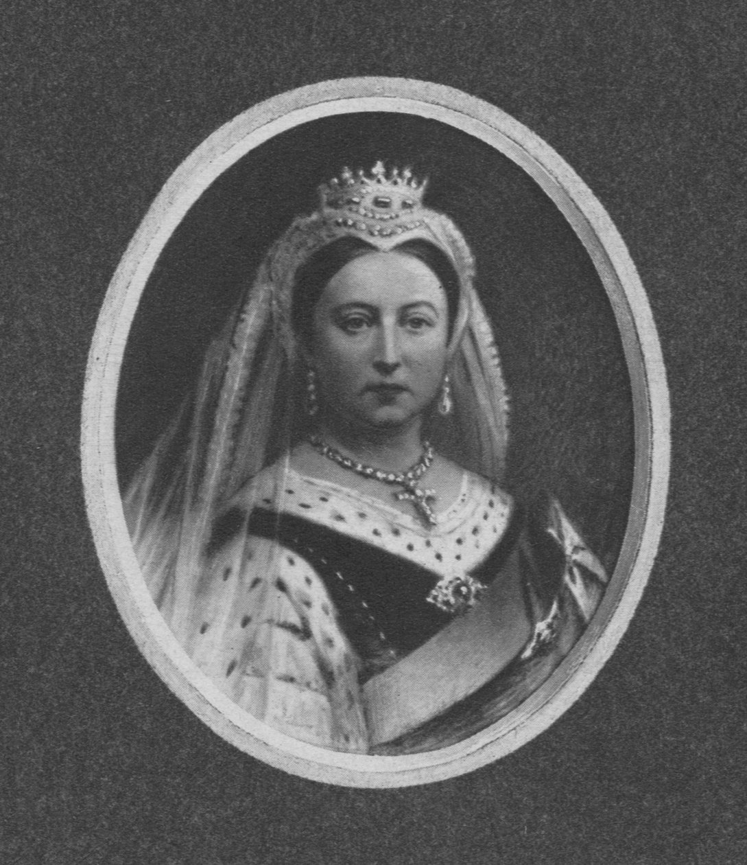 Rainha Victoria em vestes do estado, 1901. de Unbekannt