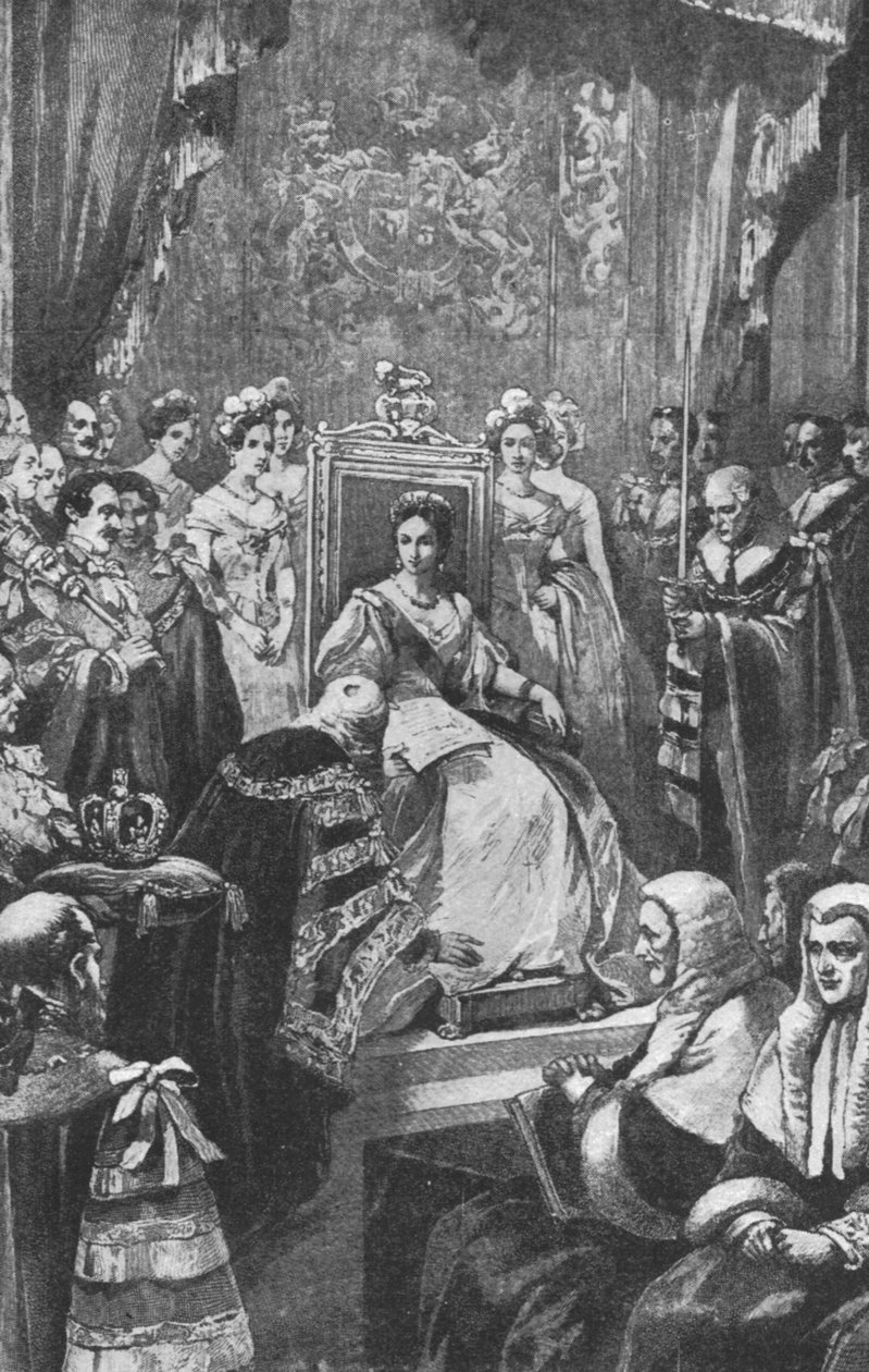 Rainha Victorias Primeiro Parlamento: A Cerimônia de Abertura, 20 de novembro de 1837, 1901. de Unbekannt
