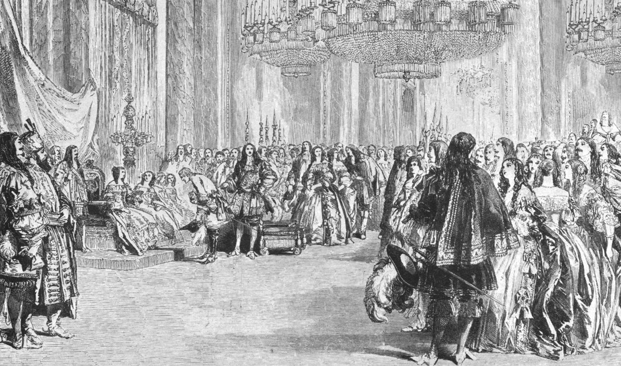 Rainha Victorias Restoration Costume Ball no Palácio de Buckingham, 6 de junho de 1845, 1901. de Unbekannt