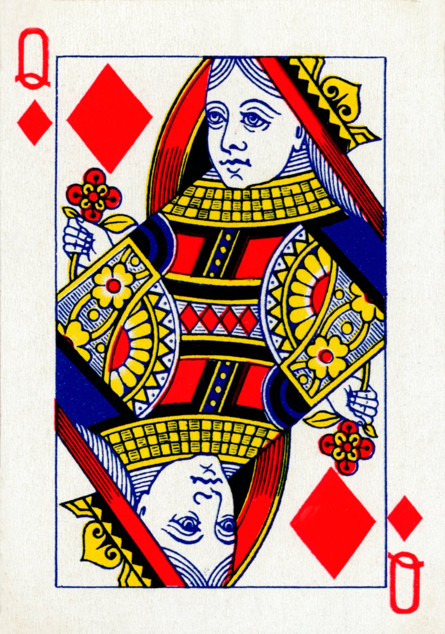 Queen of Diamonds de um baralho de cartas de baralho Goodall & Son Ltd., c1940 de Unbekannt