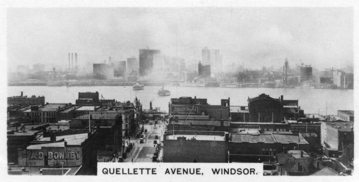 Quellette Avenue, Windsor, Ontário, Canadá, c1920s de Unbekannt