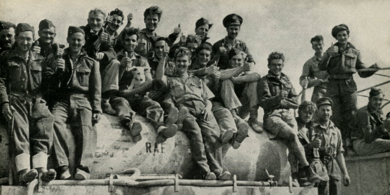 Tripulações terrestres da RAF: Tripolitania, c1942-1943, 1945. de Unbekannt
