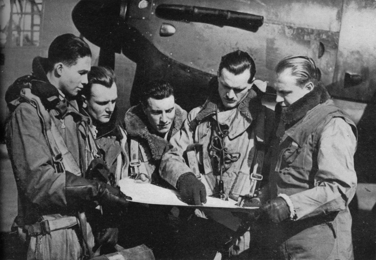 Tripulação de bombardeiros da RAF, 1941 de Unbekannt