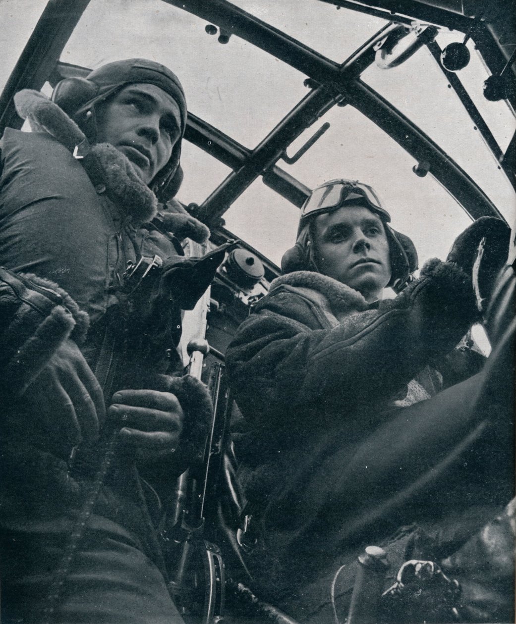 Piloto de bombardeiros da RAF e segundo piloto, 1941 de Unbekannt