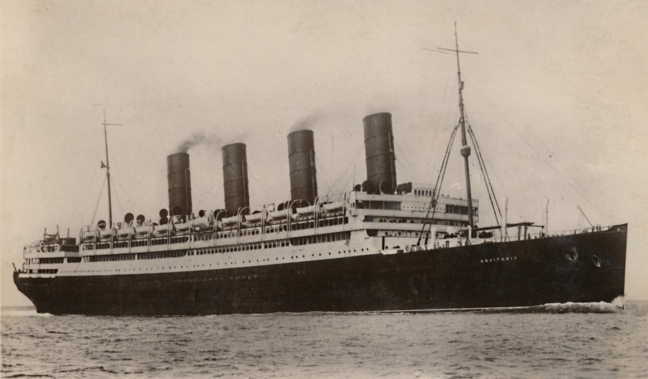 RMS Aquitania, c1930. de Unbekannt