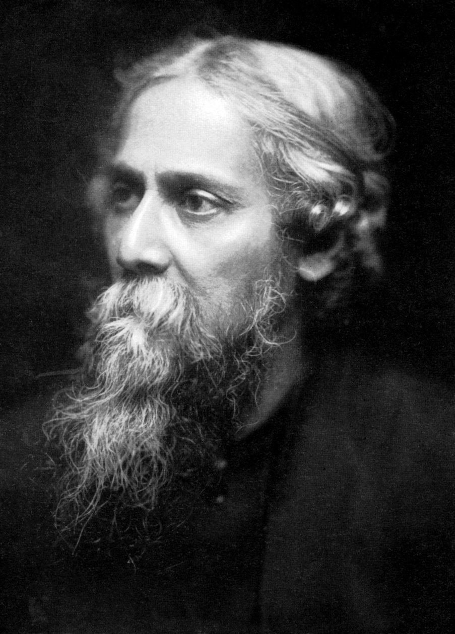 Rabindranath Tagore 1861-1941, filósofo e poeta indiano, c1930-1941 de Unbekannt