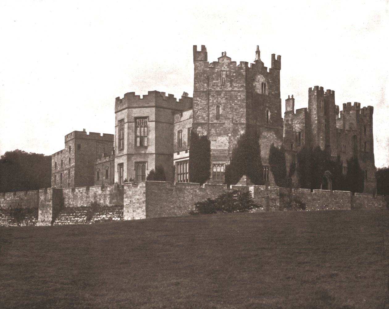 Castelo de Raby, Condado de Durham, 1894. de Unbekannt