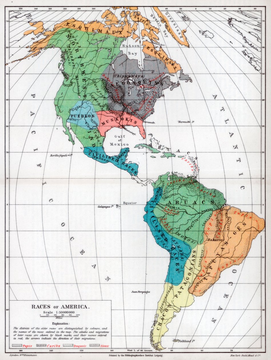 Raças da América, 1901 de Unbekannt
