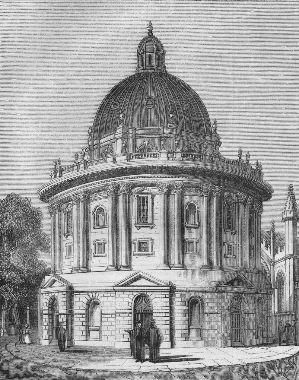 Biblioteca de Radcliffes, 1845 de Unbekannt