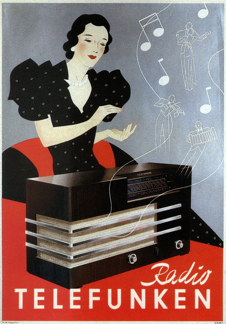 Rádio Telefunken, 1935 de Unbekannt