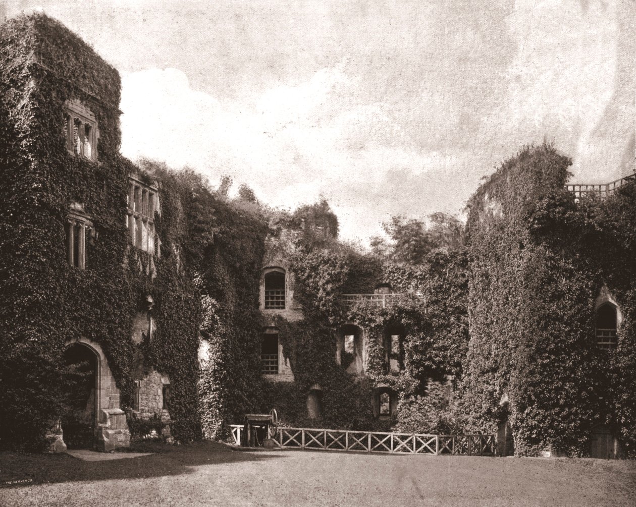 Castelo de Raglan, Monmouthshire, país de Gales, 1894. de Unbekannt