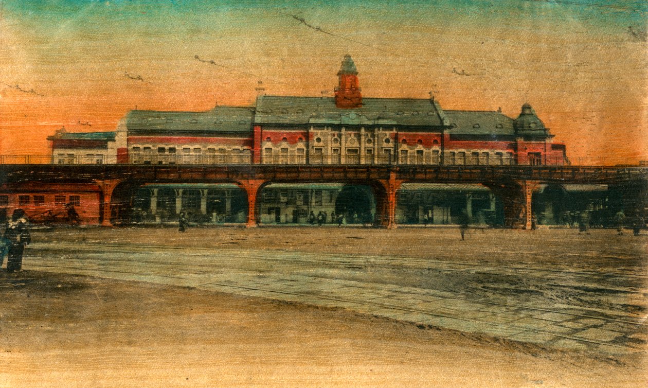 Estação Ferroviária, Yokohama, século XX de Unbekannt