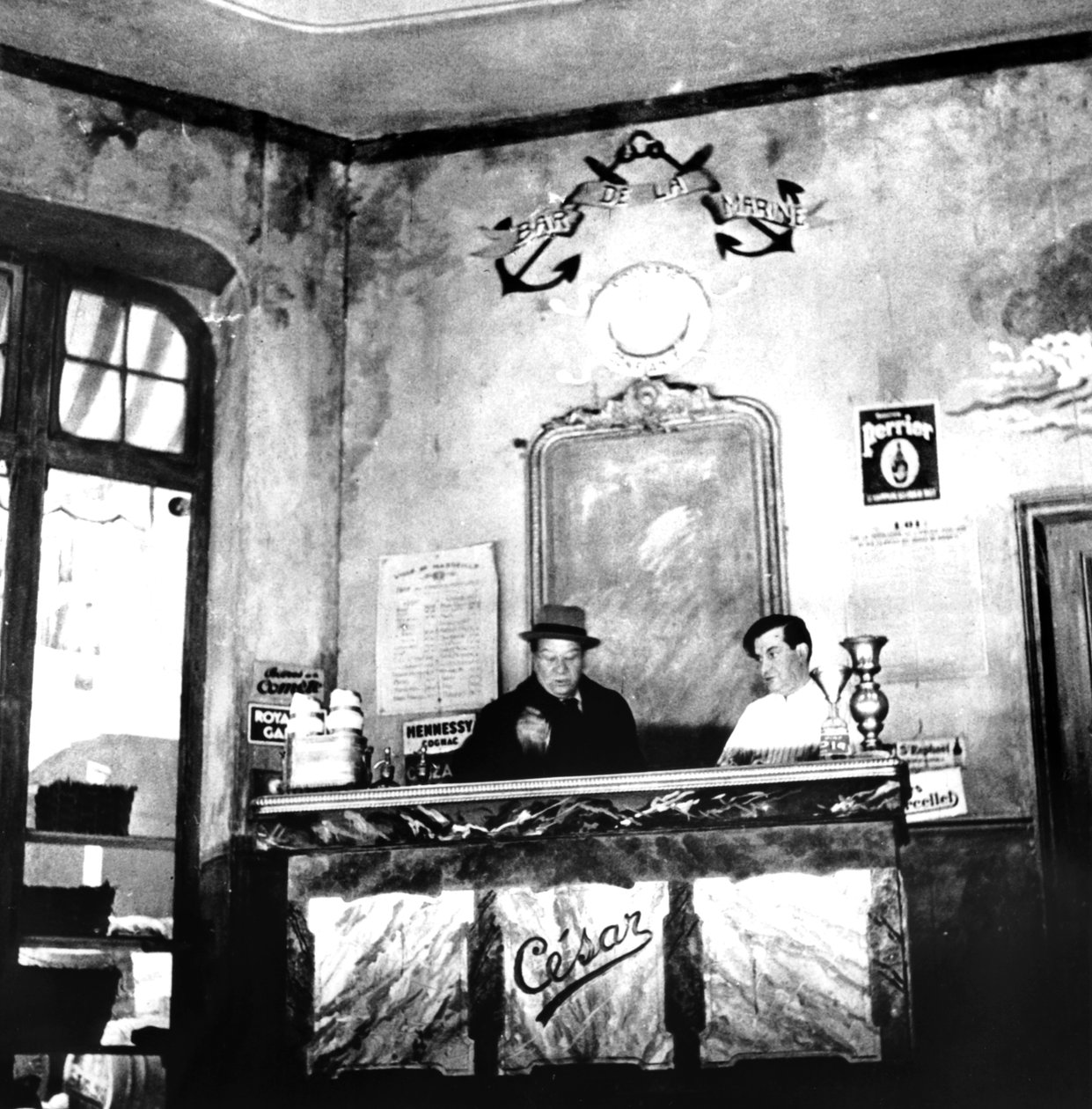 Raimu, ator francês, aparecendo em uma performance de Marcel Pagnols, peça Cesar, c1936-1946 de Unbekannt