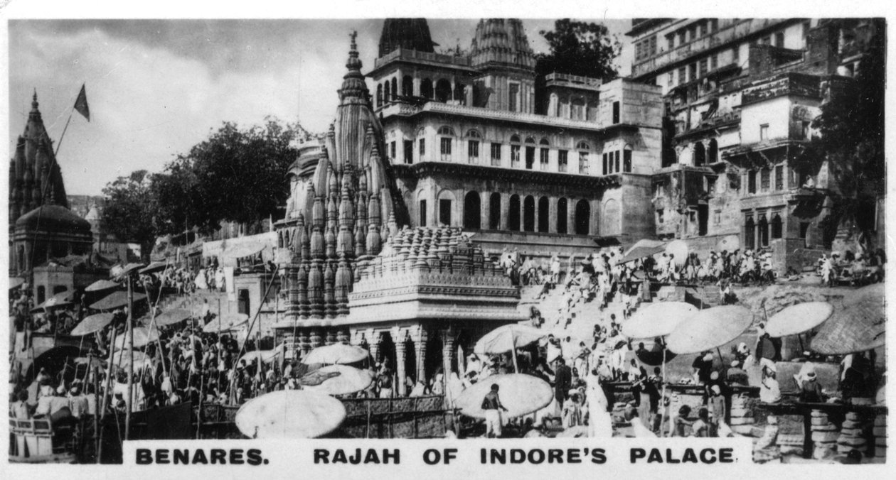 Palácio de Rajah do Indores, Benares, Índia, c1925 de Unbekannt