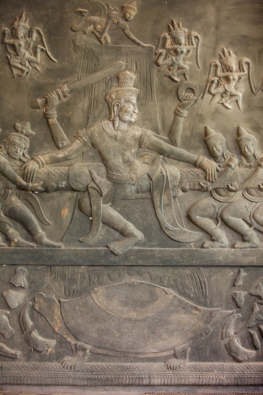 Escultura Ramayana, Siem Reap, Camboja de Unbekannt