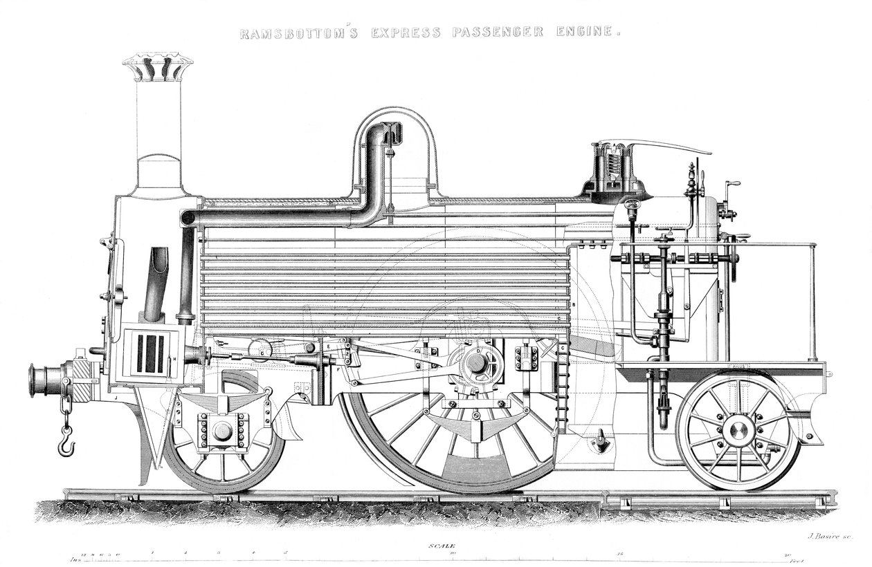 Ramsbottoms Express Motor de Passageiros, 1866 de Unbekannt
