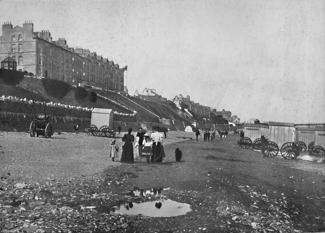 Ramsey - a praia, 1895 de Unbekannt