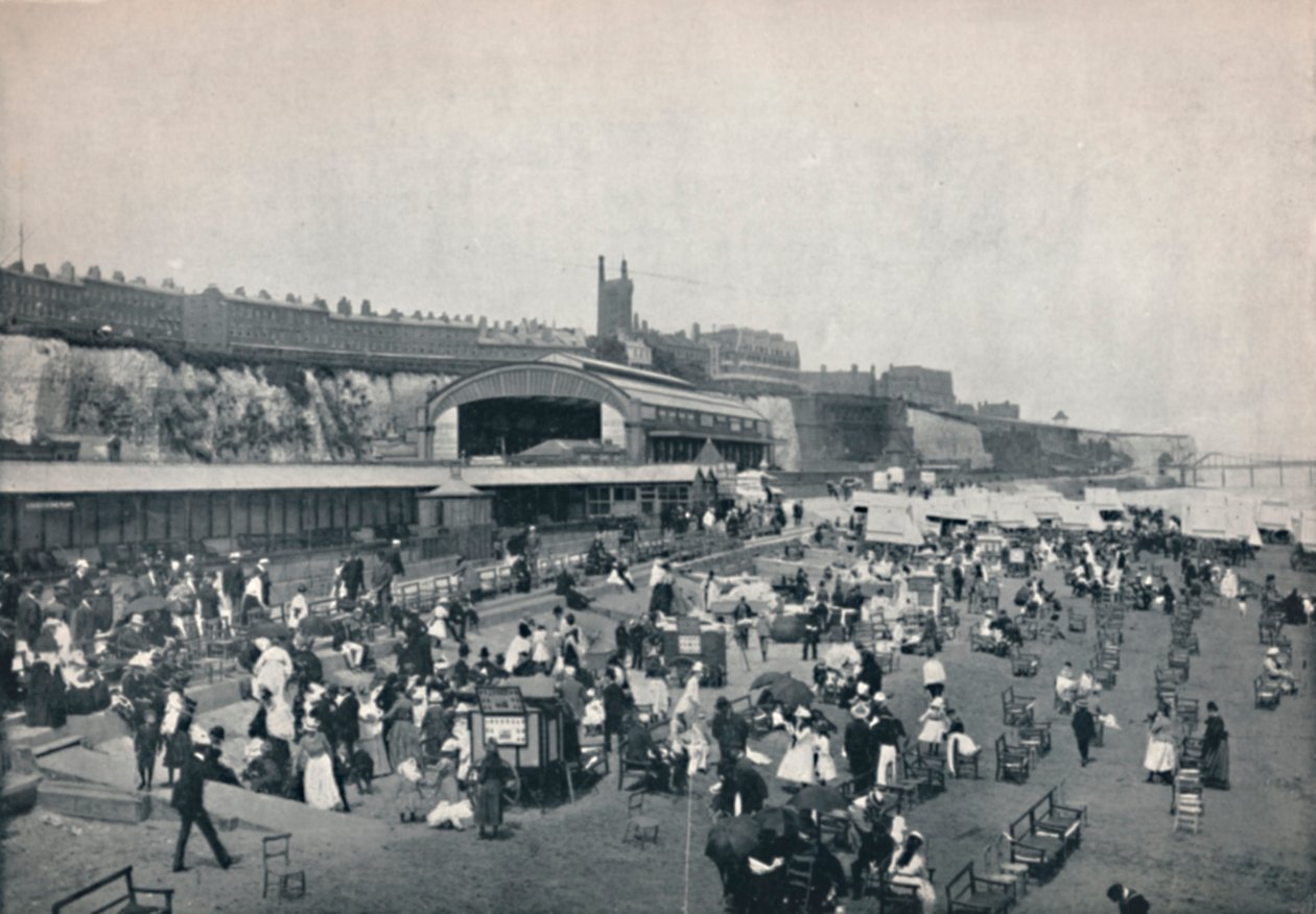 Ramsgate - uma vista animada das areias, 1895 de Unbekannt