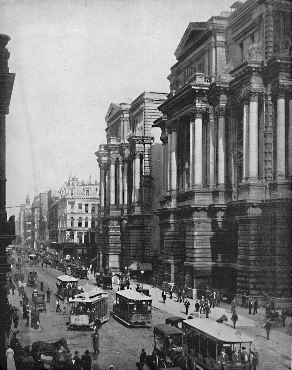 Rua Randolph, Chicago, Illinois, c1897. de Unbekannt