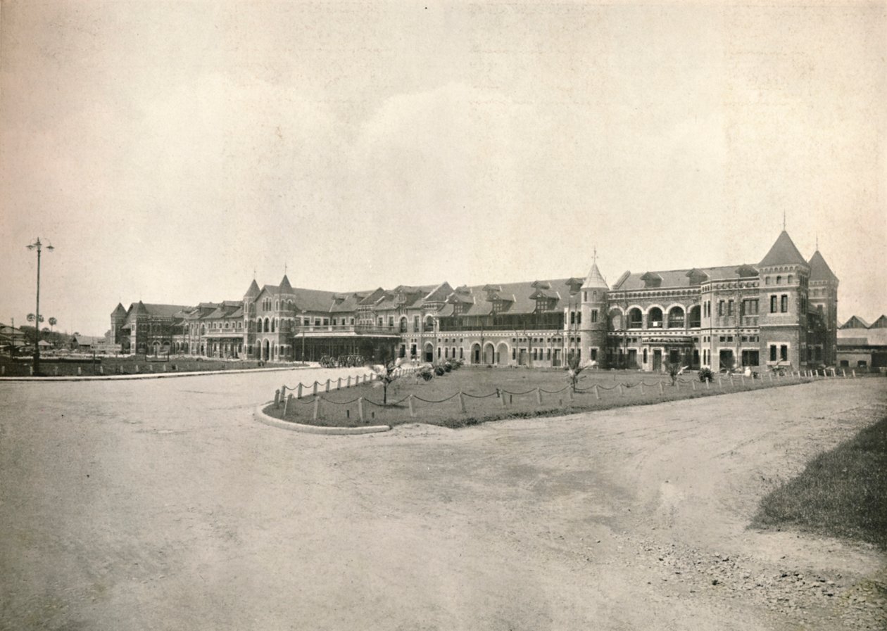 Estação Ferroviária de Rangum, 1900. de Unbekannt