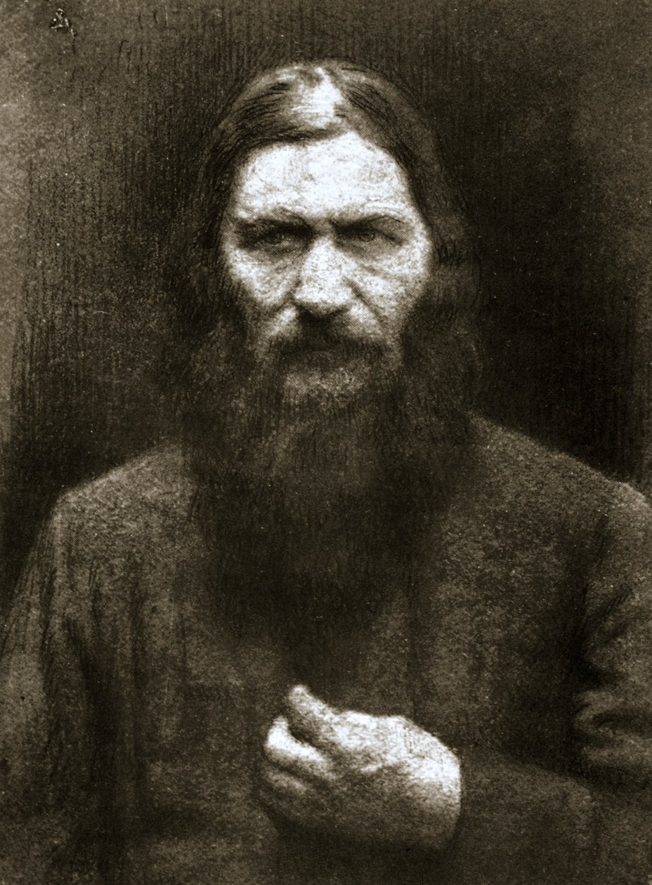 Rasputin, místico russo, início do século 20 de Unbekannt