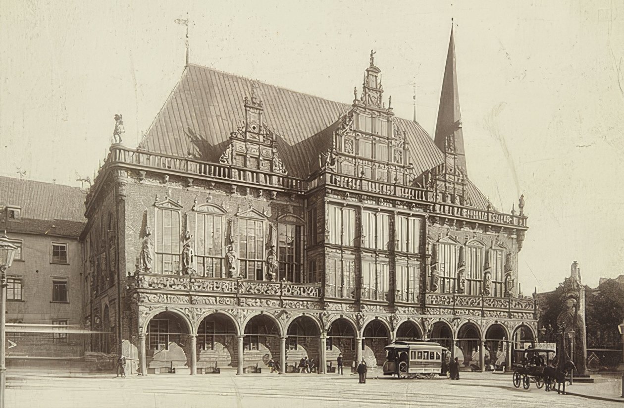Prefeitura de Bremen. Por volta de 1900 de Unbekannt