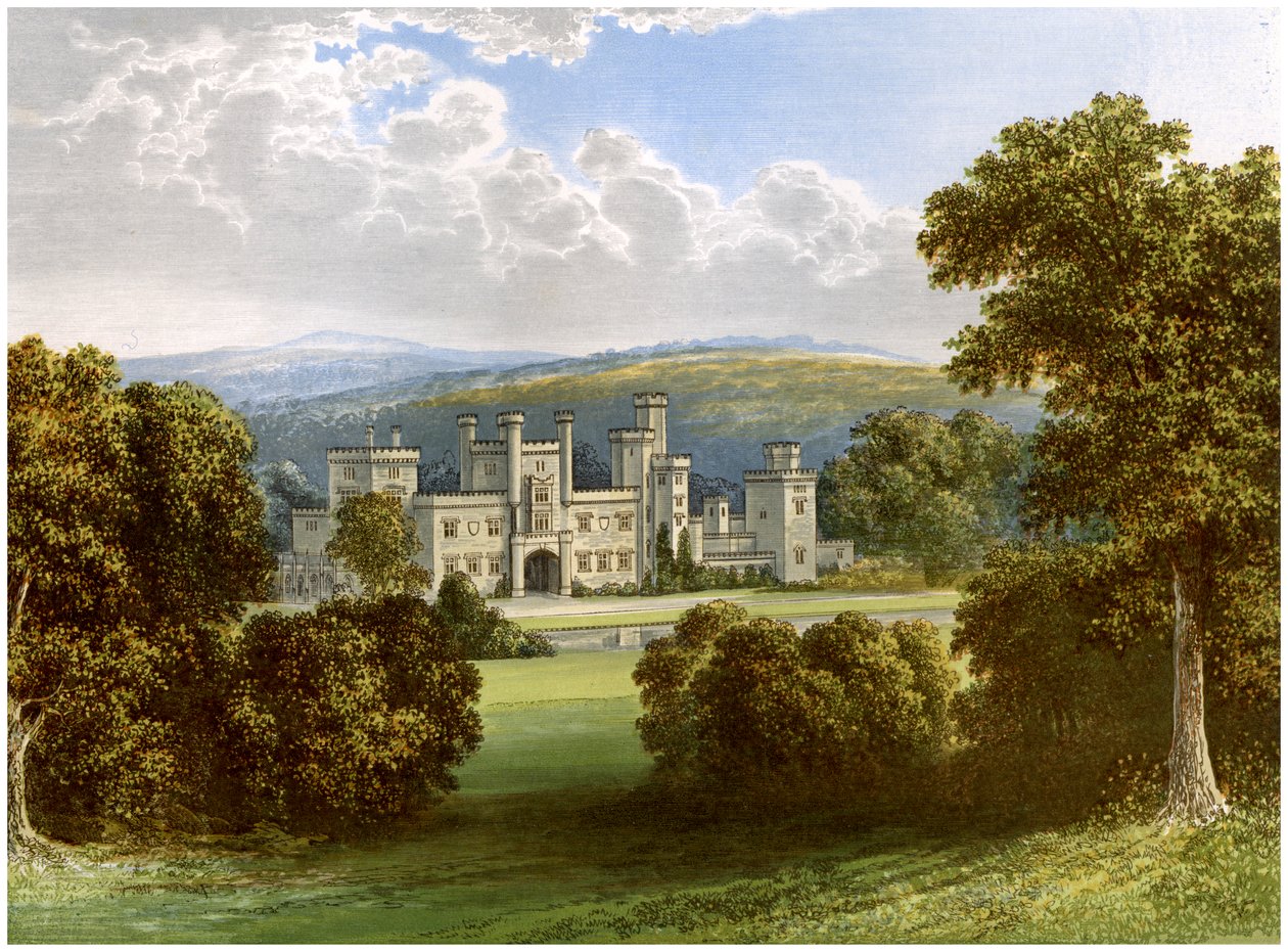 Ravensworth Castle, County Durham, casa do conde de Ravensworth, c1880 de Unbekannt