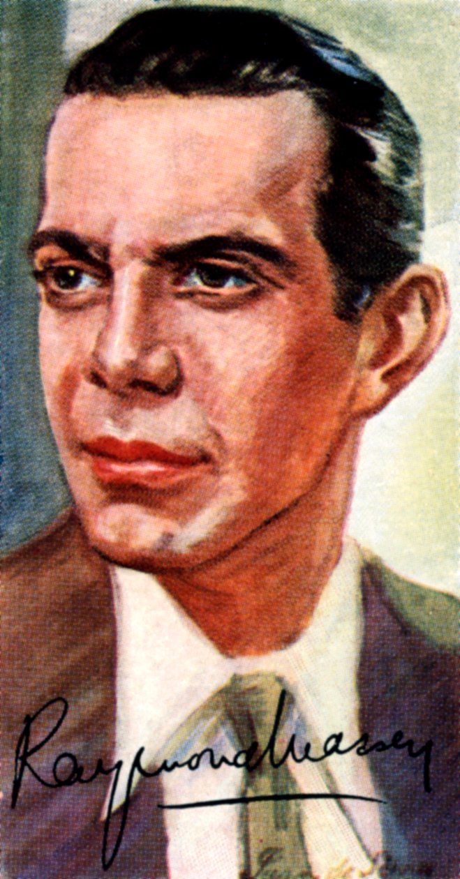 Raymond Hart Massey, 1896-1983, ator canadense, século XX de Unbekannt