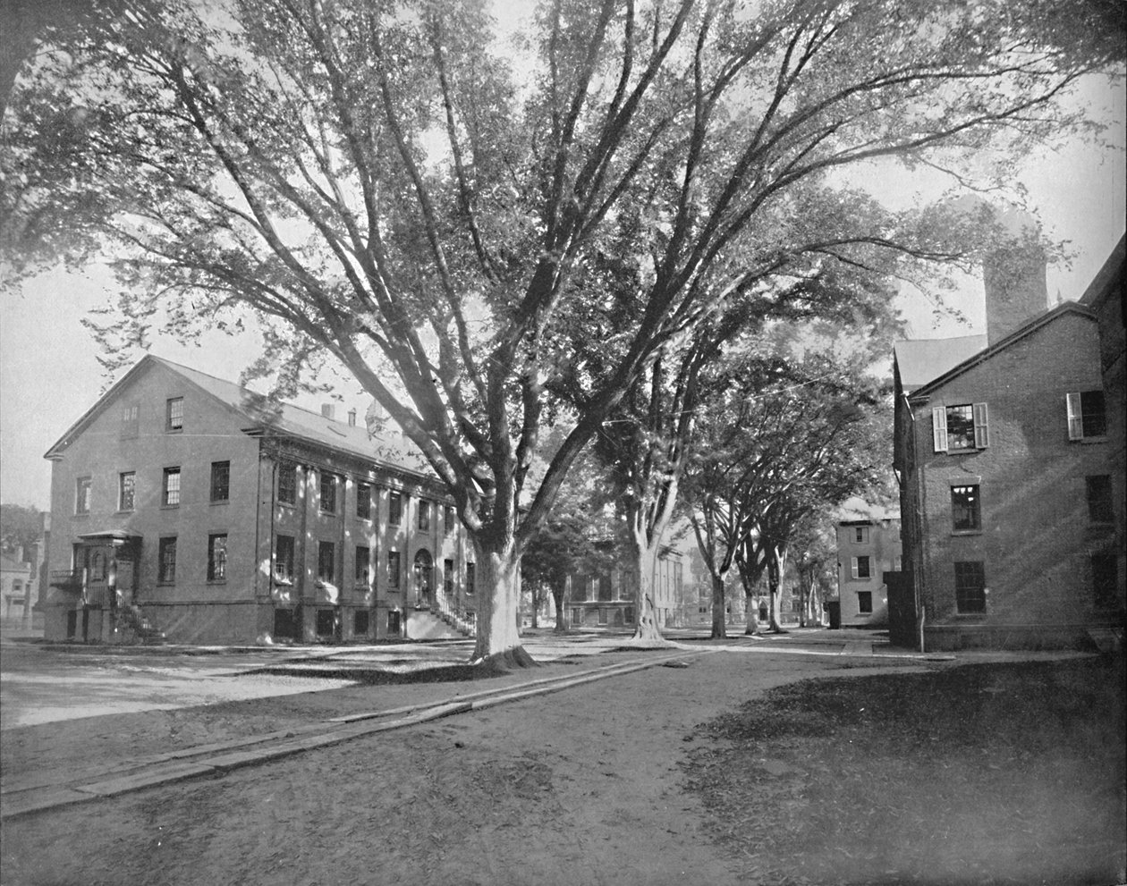 Reading Hall and Treasury, Faculdade de Yale, New Haven, Connecticut, c1897. de Unbekannt