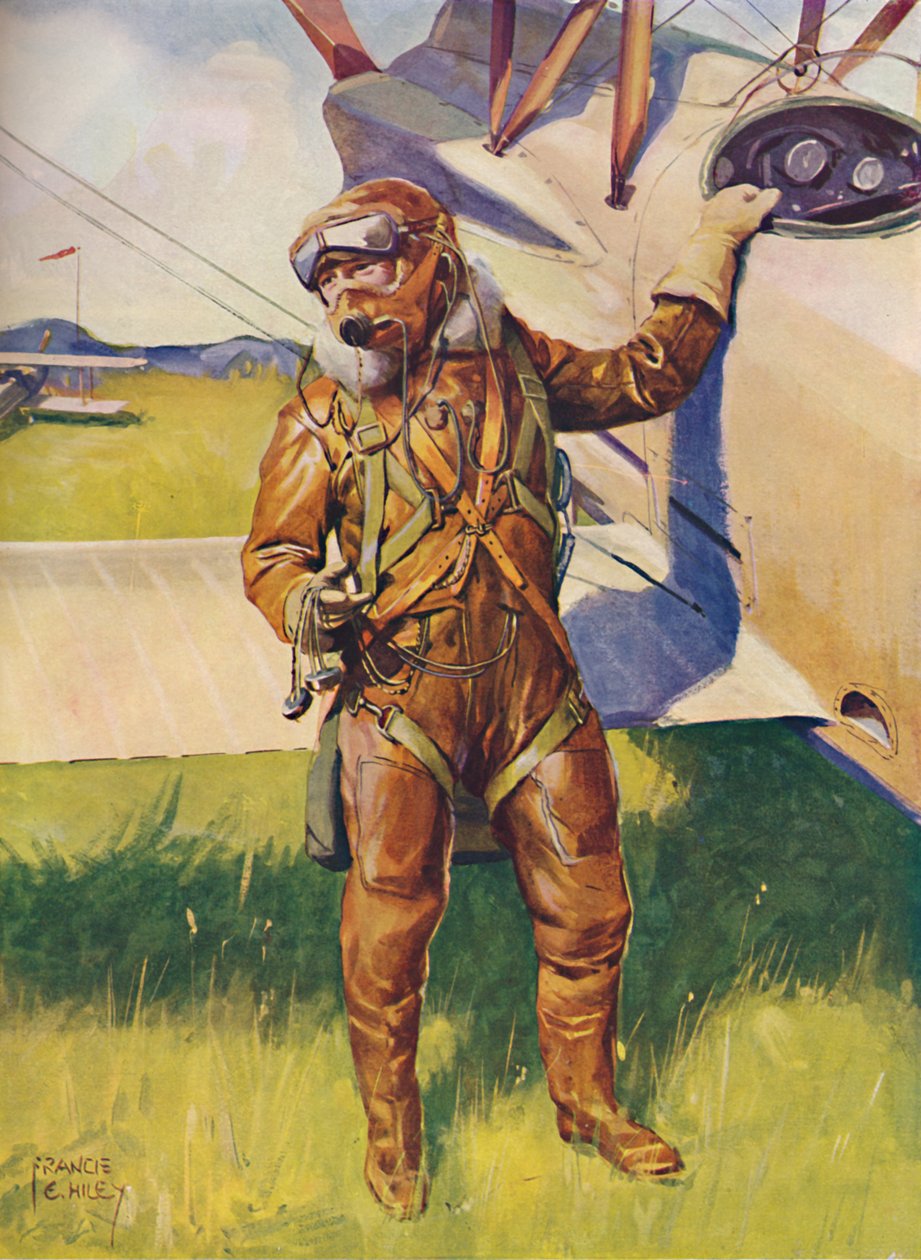 Pronto para um vôo de alta altitude, 1927 de Unbekannt