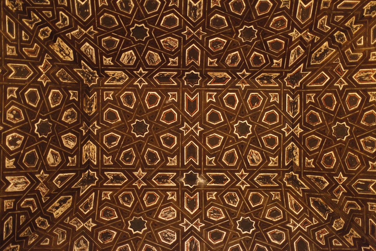 Real Alcazar de Sevilla - decoração do tecto Sevilha Espanha de Unbekannt