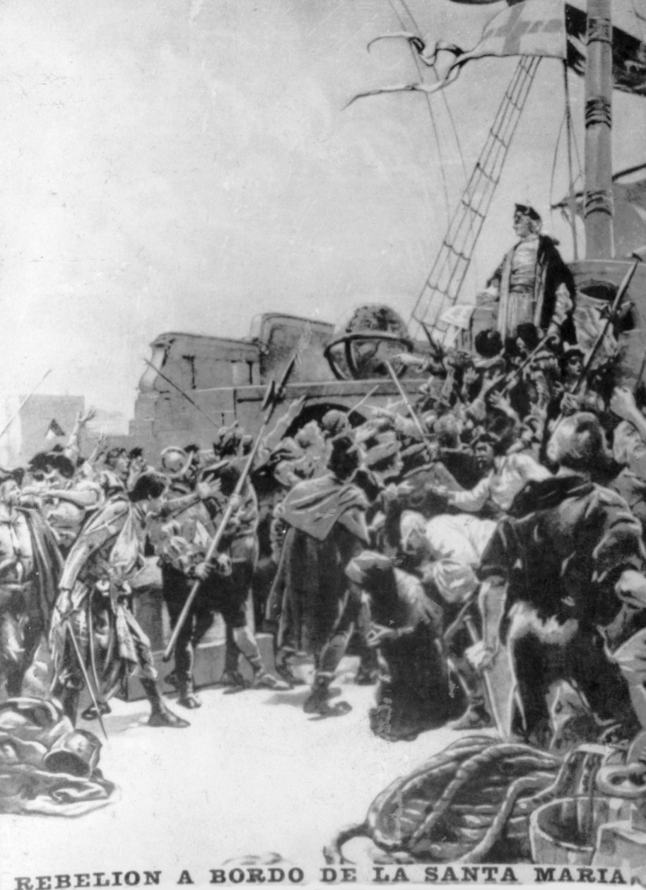Rebelião a Bordo, século 15, década de 1920 de Unbekannt