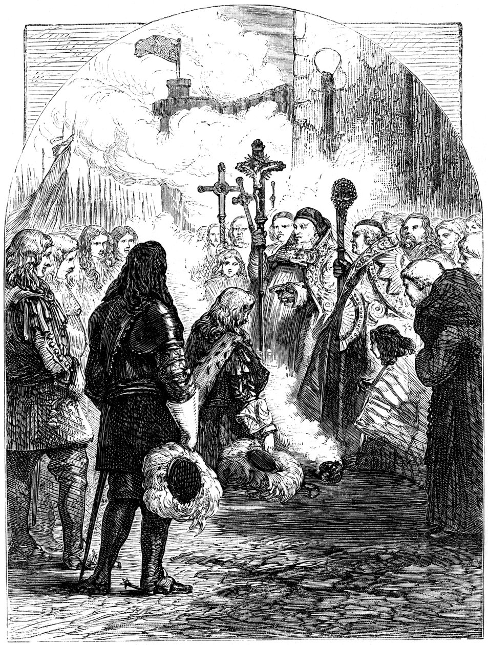 Recepção de James II em Dublin, 1689 de Unbekannt