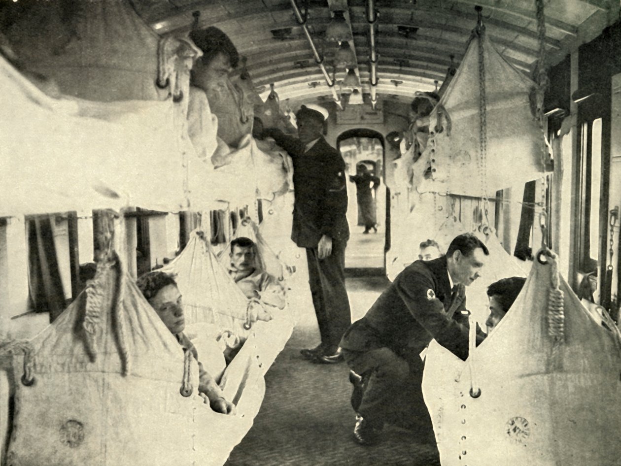 Trem da Cruz Vermelha, 1919. de Unbekannt