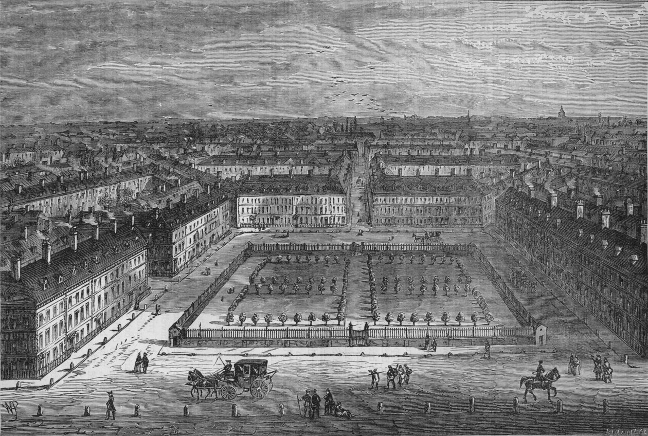 Praça do Leão Vermelho, Londres, em 1800, 1878 de Unbekannt