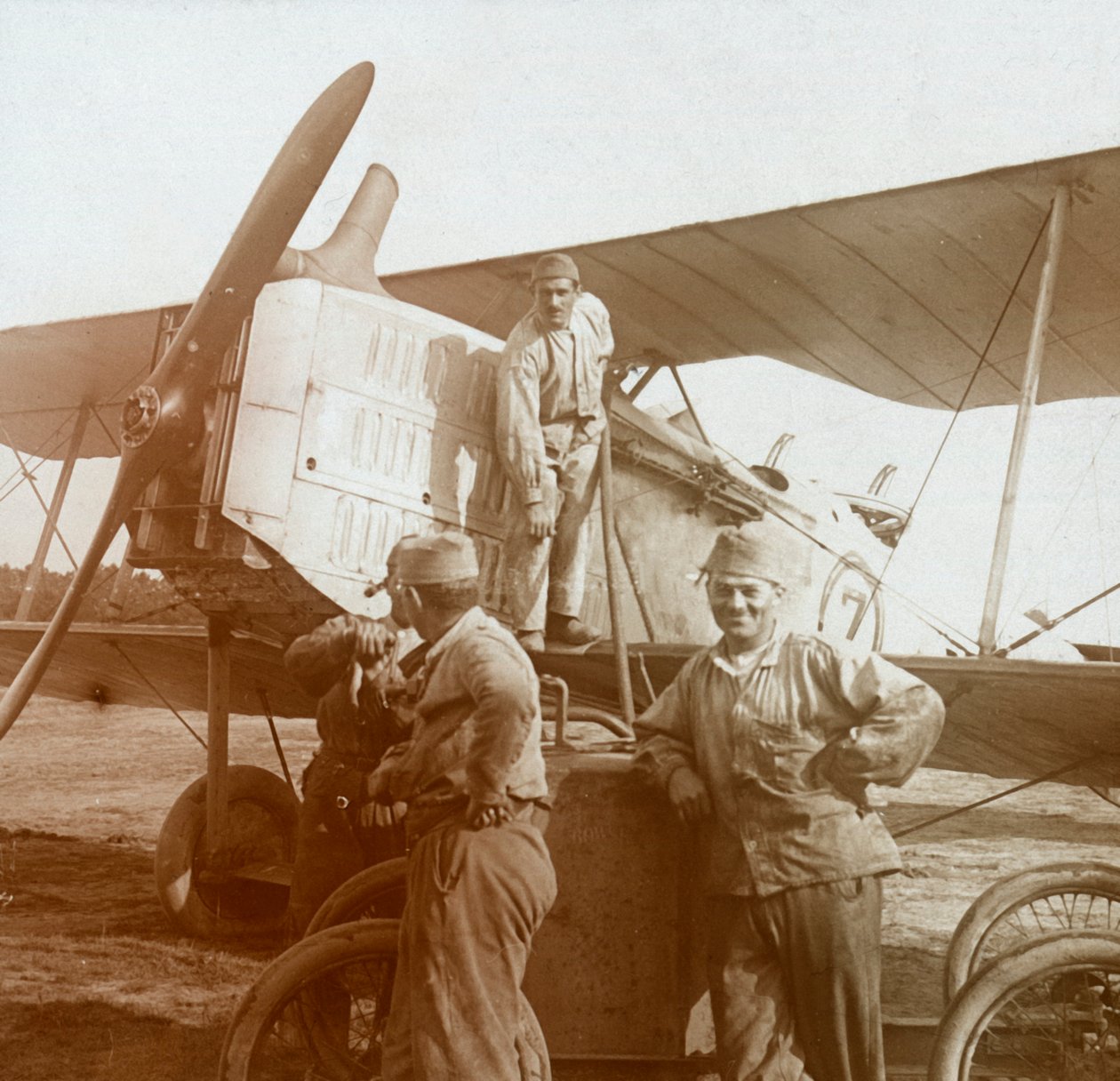 Biplano de reabastecimento, c1914-c1918 de Unbekannt