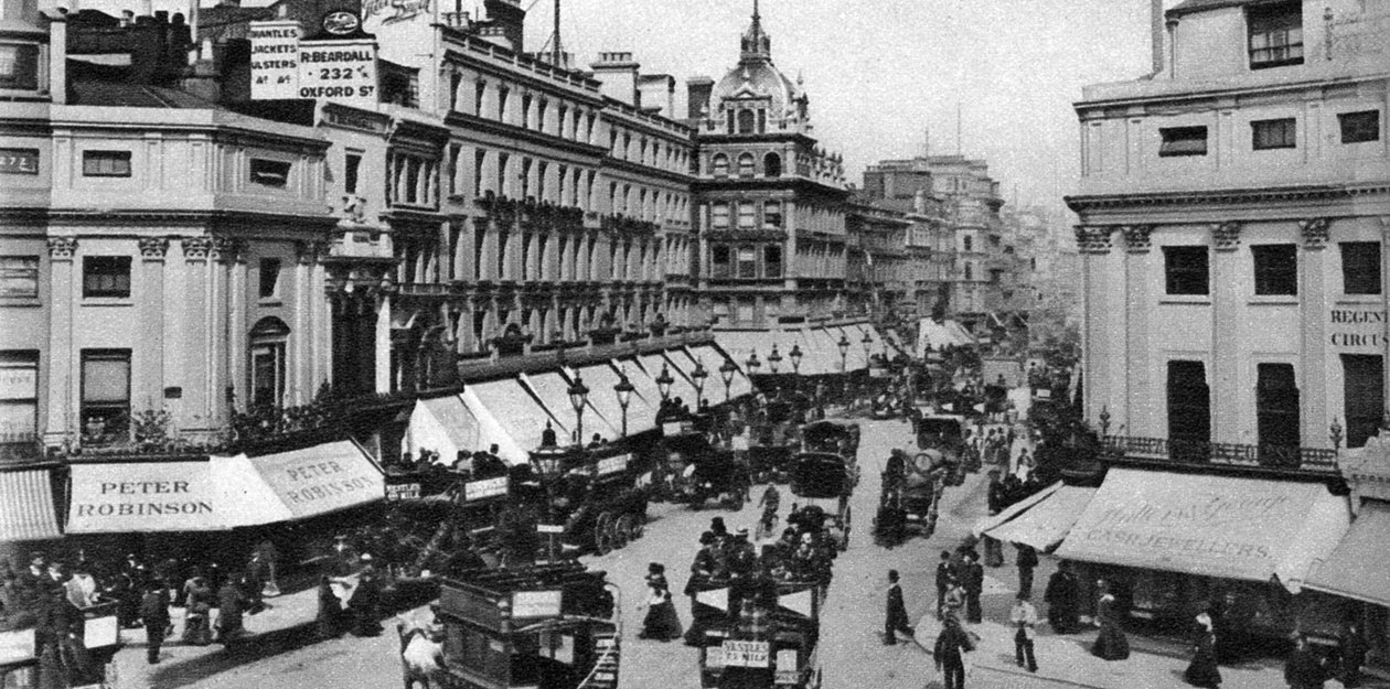 Regent Circus Oxford Circus, Londres, 1880, 1926-1927 de Unbekannt