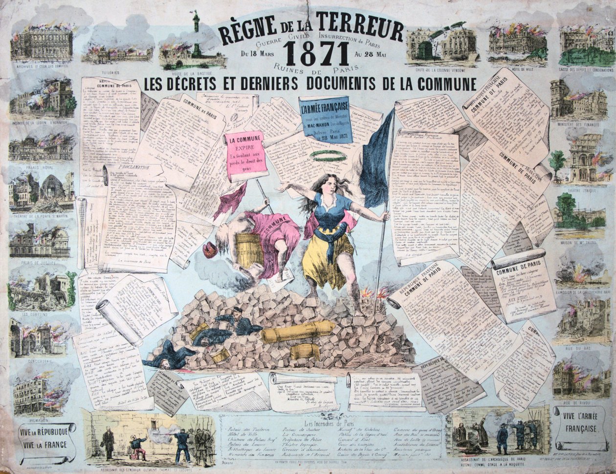 Reino do Terror, Comuna de Paris, 1871 de Unbekannt